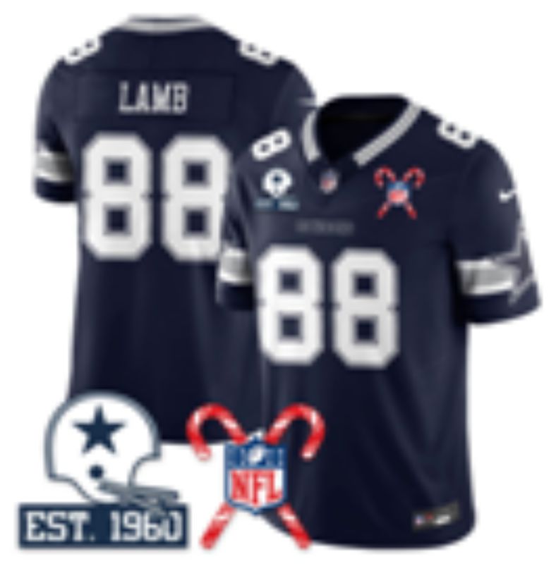 Men 2026 Dallas Cowboys #88 Lamb Blue three generations Nike Limited NFL Jersey style 001->denver broncos->NFL Jersey